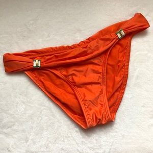 VIX Paula Hermanny orange NWT bikini bottom size xsmall